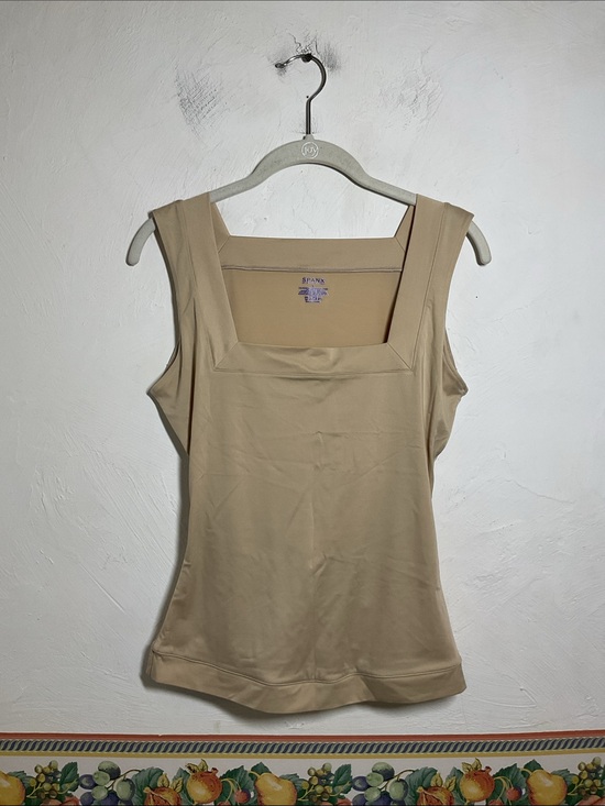 SPANX Other - SPANX Hide & Sleek Square Neck Shaping Tank Cami Nude Beige Size L